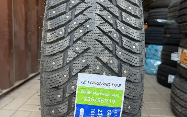235/55R19 ЛИНГЛОНГ шипы, мягкие, тихие, отличное сцепление на льду и снегу за 51 000 тг. в Астана