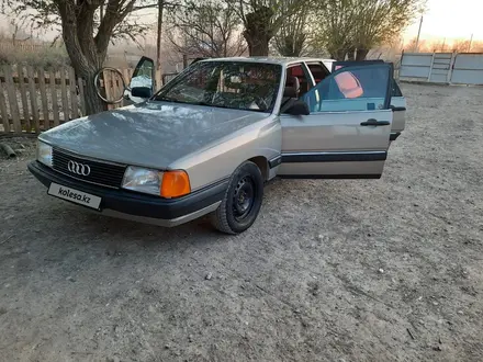 Audi 100 1987 года за 750 000 тг. в Шиели – фото 4