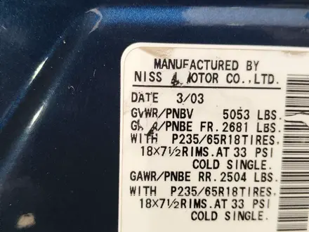 Nissan Murano 2003 года за 3 800 000 тг. в Алматы – фото 8