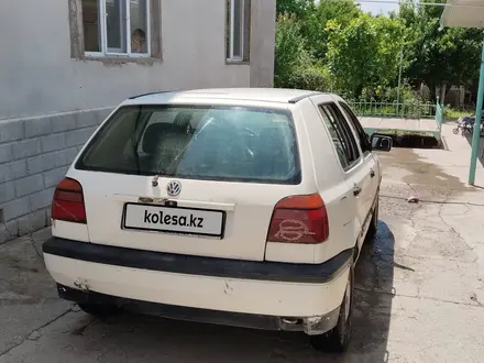 Volkswagen Golf 1993 года за 750 000 тг. в Шымкент – фото 4