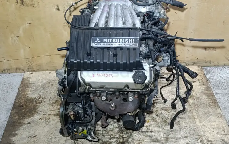 Двигатель 6A13 2.5 V6 трамблер Mitsubishi Galant 8 EA Diamante 6А13 за 430 000 тг. в Караганда