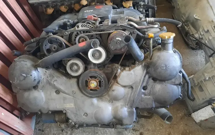 Двигатель и акпп на субару (Tribeca) трибека 3.0 за 550 000 тг. в Караганда