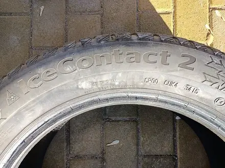 Шины 225/55 R17 — "Continental IceContact 2" (Германия), зимние. за 140 000 тг. в Астана – фото 7