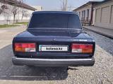 ВАЗ (Lada) 2107 2011 года за 1 300 000 тг. в Шымкент – фото 4