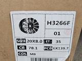 Новые диски на Nissan R20 6*139.7 j8.0 ET35 DIA78.1 за 600 000 тг. в Астана – фото 4