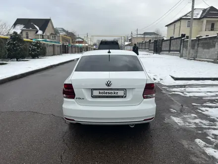 Volkswagen Polo 2019 года за 7 900 000 тг. в Алматы – фото 5