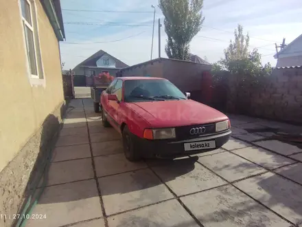 Audi 80 1991 года за 1 100 000 тг. в Шу – фото 6