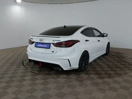 Hyundai Elantra 2013 года за 4 290 000 тг. в Шымкент – фото 5