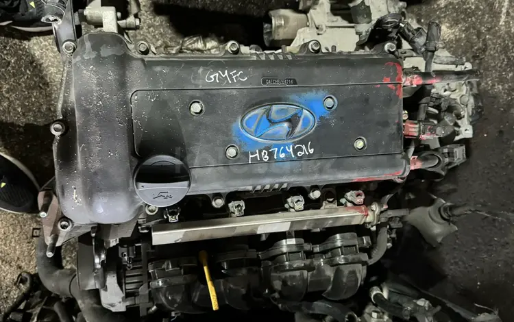 Оригинальный двигатель 1.6 на Hyundai Accent привозной за 510 000 тг. в Алматы