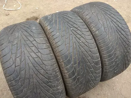 Резина, летняя, 255/55 R18, 3 балона — "GoodYear Wrangler F1" (Ге за 80 000 тг. в Астана – фото 5