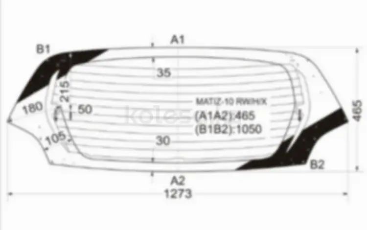 Стекло заднее с обогревом за 33 100 тг. в Астана