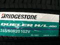Bridgestone Dueler H/L 400 245/50 R20 102 V за 120 000 тг. в Алматы – фото 3