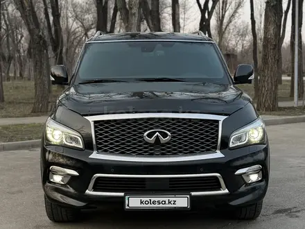 Infiniti QX80 2015 года за 15 499 999 тг. в Алматы – фото 3