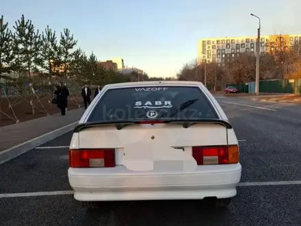 ВАЗ (Lada) 2114 2012 года за 1 100 000 тг. в Астана – фото 3