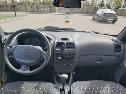 Hyundai Accent 2008 года за 2 392 857 тг. в Астана – фото 9