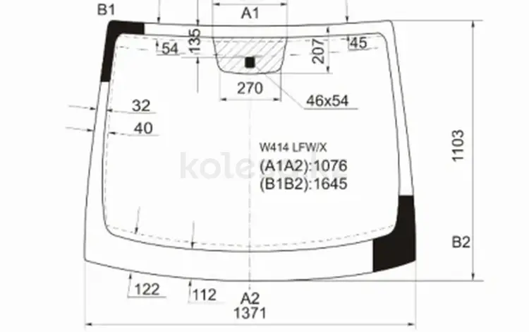 Стекло лобовоеfor34 250 тг. в Астана