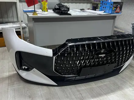 Chery Tigo 7 бампер в сборе с решеткой Чери тиго 7 за 10 000 тг. в Алматы – фото 2