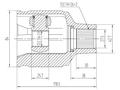 ШРУС внутренний правый Mazda 626 (GE) (91-97) (R)/Размер (23x42.5X26 + 2) за 12 000 тг. в Алматы – фото 5