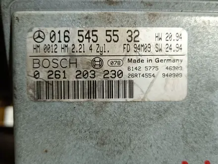 Блок управления двигателем Мерседес Е 124, 2.2, МКПП за 90 000 тг. в Караганда – фото 3