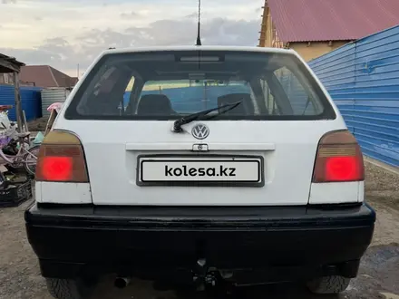 Volkswagen Golf 1993 года за 900 000 тг. в Астана – фото 5