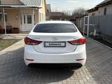 Hyundai Elantra 2014 года за 6 400 000 тг. в Алматы – фото 5