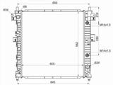 Радиатор охлаждения двигателя за 47 200 тг. в Караганда