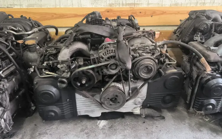 Двигатель Мотор EJ25 объем 2.5 литра Subaru Legacy Lancaster 4вальный за 280 000 тг. в Алматы