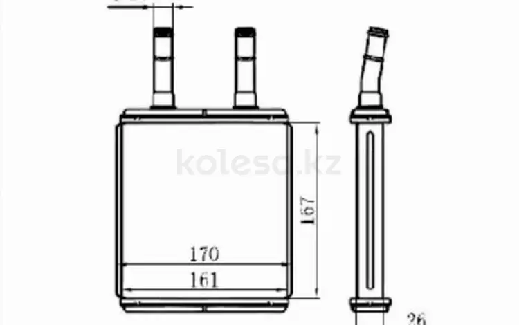 Радиатор отопителя салона за 7 600 тг. в Павлодар