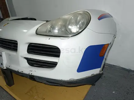 Ноускат Porsche Cayenne 955 Дорест 02-07г Порше Каен морда фары бампер за 280 000 тг. в Караганда – фото 3