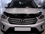 Дефлектор капота (мухобойка) на Hyundai Creta с 2015 по 2020үшін14 000 тг. в Астана – фото 2