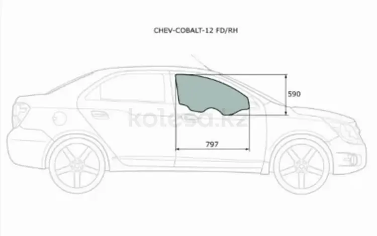 Стекло боковое опускное Спереди Справа Цвет зеленыйүшін9 800 тг. в Павлодар