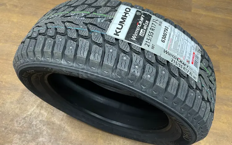 215/55r17 Kumho Wintercraft Ice WI32үшін57 000 тг. в Астана