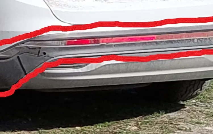 Cредняя часть заднего бампера Hyundai Santa Fe 2021-2024 за 10 000 тг. в Усть-Каменогорск