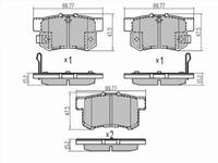 Колодки тормозные задние за 2 750 тг. в Астана