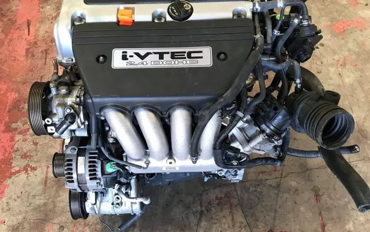 Двигатель K24A 2,4 ДВС Honda Odyssey Япония за 124 000 тг. в Астана