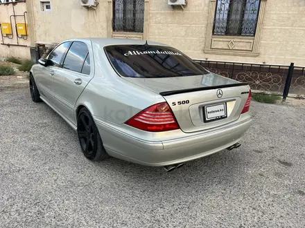 Mercedes-Benz S 500 2003 года за 5 000 000 тг. в Жанаозен – фото 6