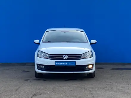 Volkswagen Polo 2019 года за 7 180 000 тг. в Алматы – фото 2