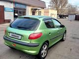 Peugeot 206 2002 года за 1 000 000 тг. в Алматы – фото 3