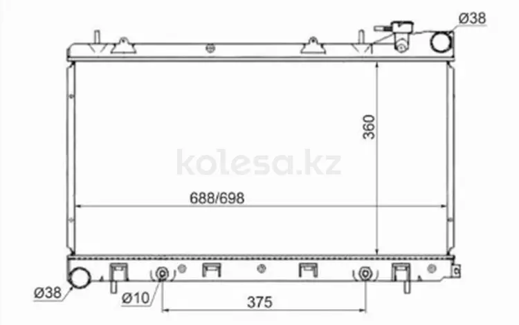 Радиатор двигателяfor29 350 тг. в Шымкент