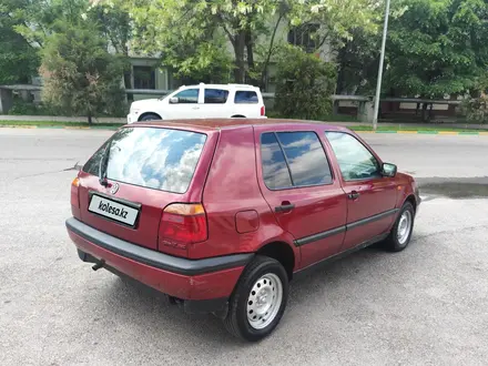 Volkswagen Golf 1992 года за 1 270 000 тг. в Шымкент – фото 2