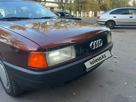 Audi 80 1990 года за 1 400 000 тг. в Алматы – фото 5