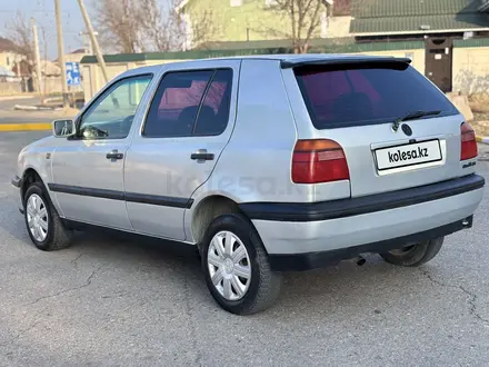Volkswagen Golf 1995 года за 1 100 000 тг. в Тараз – фото 8