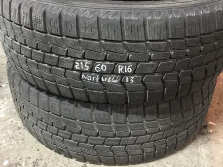 Резина 215/60 r16 NorthTrek, зимние 2-шт, из Японии за 50 000 тг. в Алматы