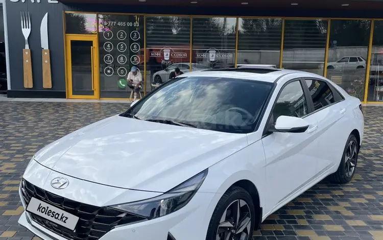 Hyundai Elantra 2021 года за 13 100 000 тг. в Тараз