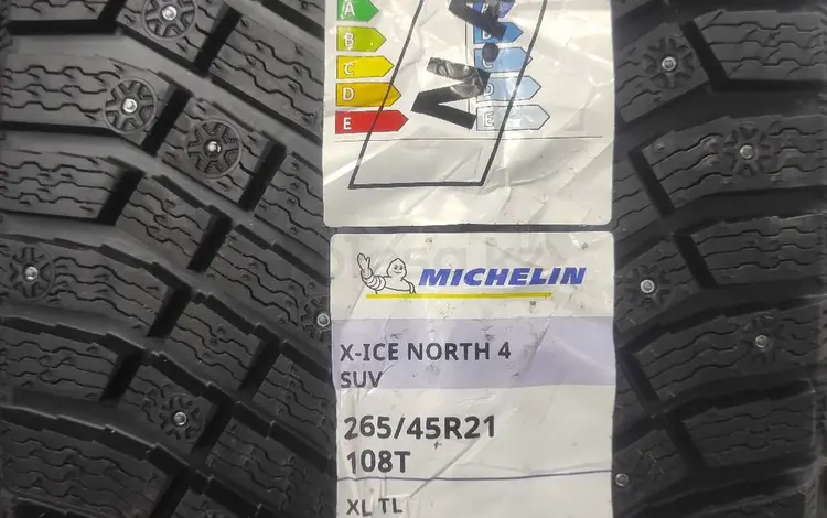 265/45/21. Michelin X ice north 4. Шипованные шины за 1 625 000 тг. в Астана