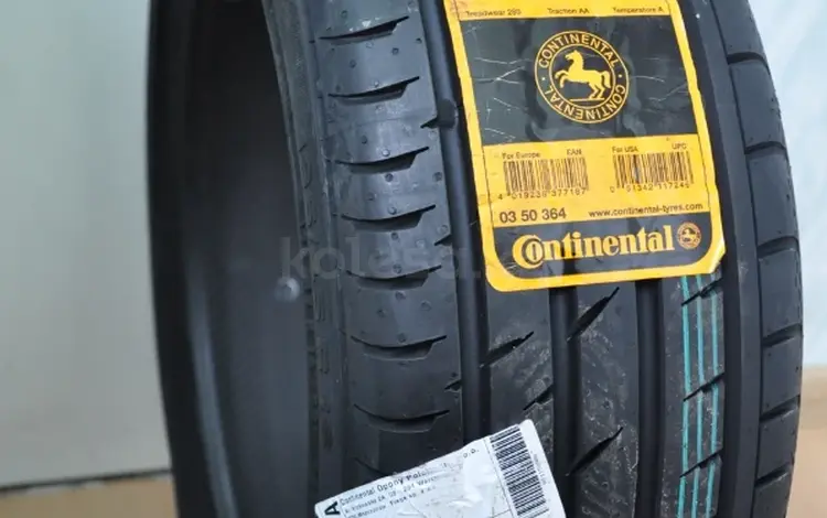 Шины Continental 245/40R18 ContiSportContact 3 2018 год за 45 000 тг. в Алматы