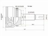 Шрус, граната наружный за 11 150 тг. в Шымкент