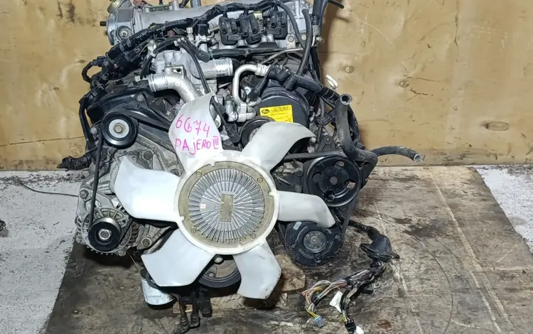 Двигатель мотор 6G74 3.5 24кл Mitsubishi Pajero 3 Паджеро 6Г74үшін890 000 тг. в Караганда