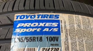 235/55R18 Toyo Proxes Sport за 240 000 тг. в Алматы