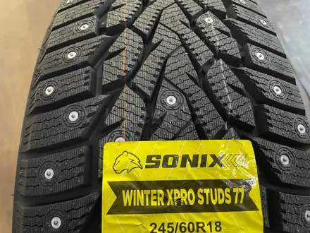 245/60r18 Sonix Winter Xpro Studs 77 за 68 000 тг. в Астана – фото 6